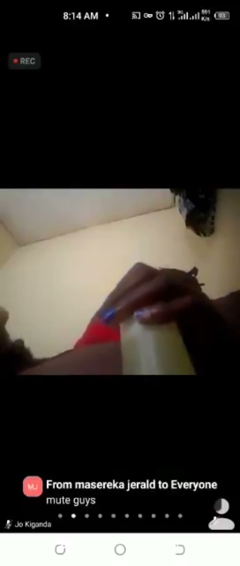 MUBS Students eating each other on Live zoom Lectures